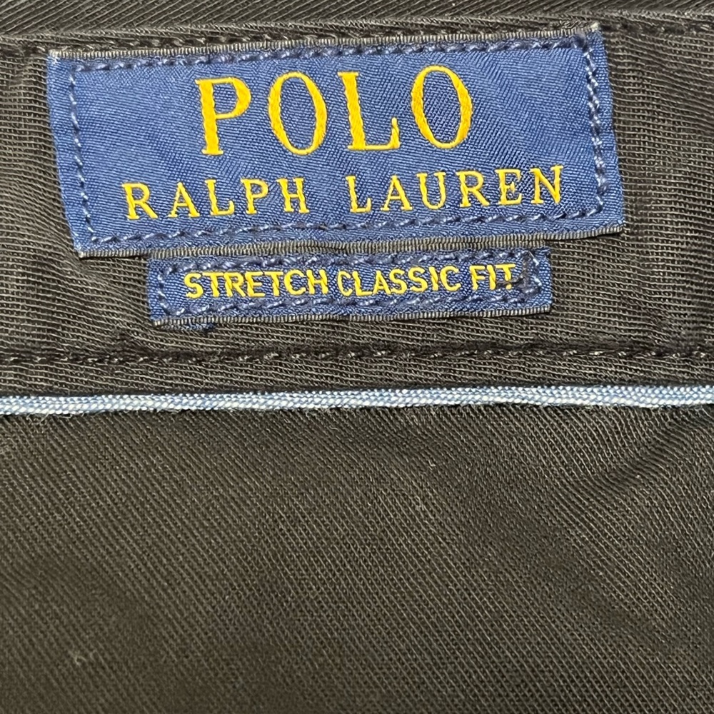 30x32 Polo Pants NWOT - Stretch Classic Fit - Black - Picture 2 of 5